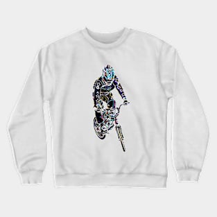 bmx bike race racing racer Crewneck Sweatshirt